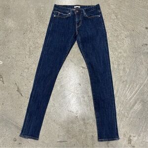 Levi's Dark Blue Women's Skinny Jeans Boyfriend Skinny size 24